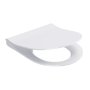 Capac WC din duroplast, Cersanit Urban harmony, K98-0133, alb, inchidere soft close, 360 x 442 mm