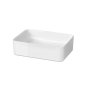 Lavoar dreptunghiular, montaj pe blat, alb, Cersanit Crea K114-001, 49.5 x 34.5 x 13.5 cm