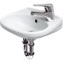 Lavoar suspendat Roma 35 asimetric, dreapta, pentru mobilier, 35 x 30.5 x 16.5 cm, alb