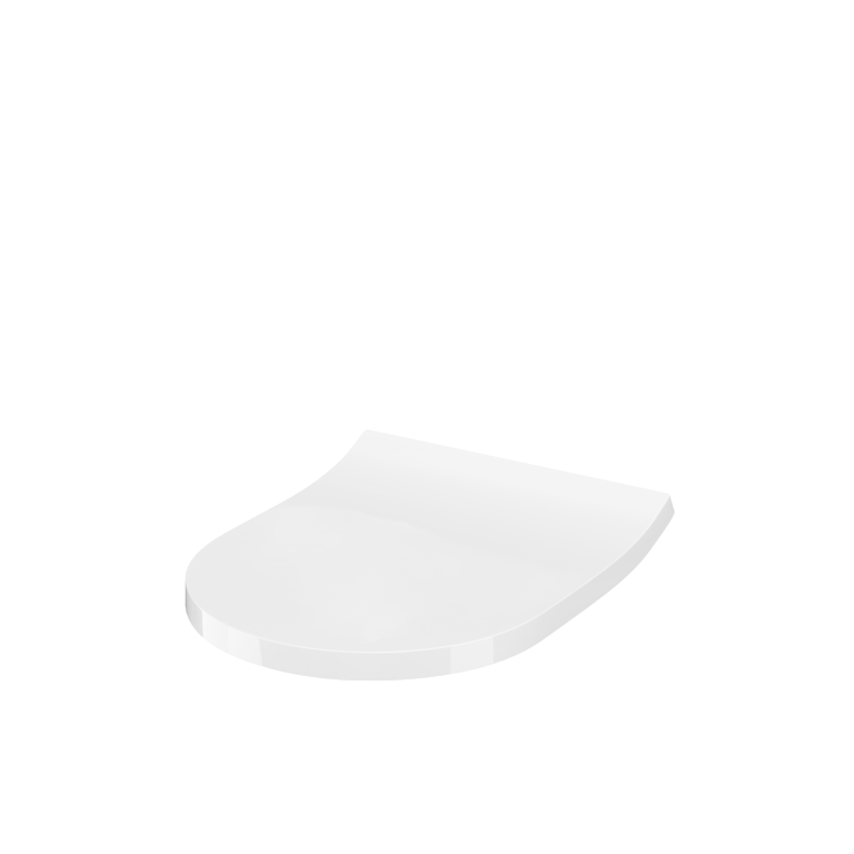Capac wc Inverto Cersanit antibacterian cu inchidere lenta K98-0187 - Image 2