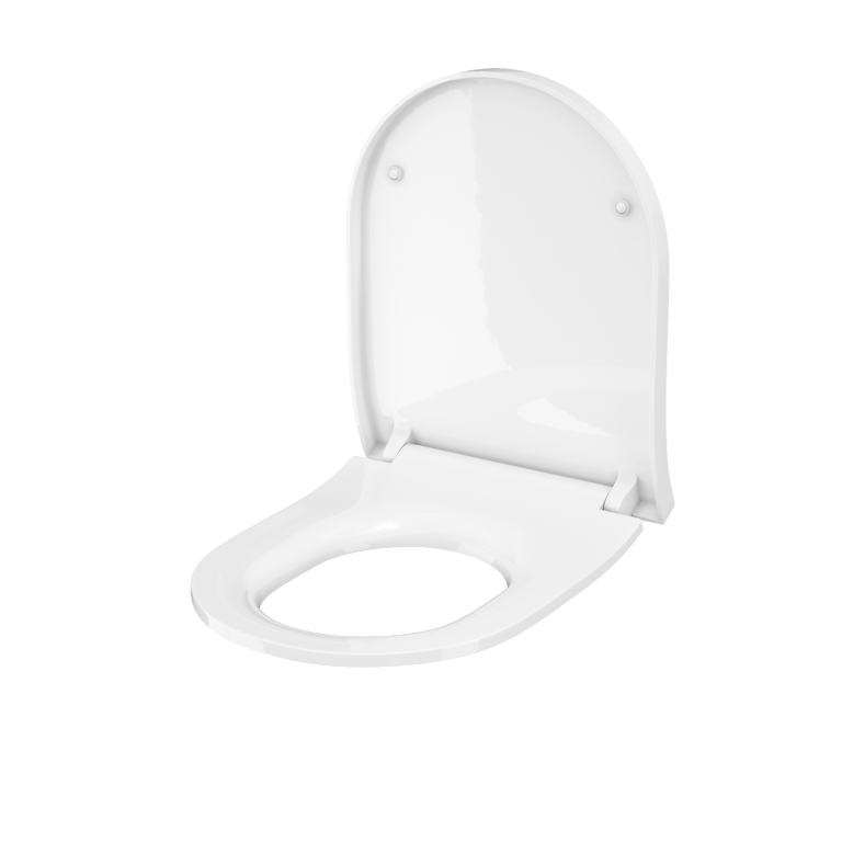 Capac wc Inverto Cersanit antibacterian cu inchidere lenta K98-0187 - Image 4
