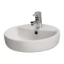 Lavoar Caspia 44 Ring, pentru blat,  44 x 44 x 10 cm, alb