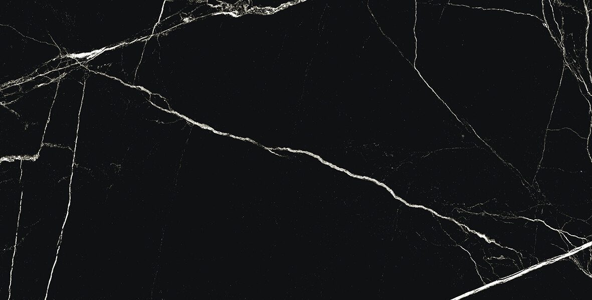 LUX – NERO, gresie porțelanată, 120×60 R, negru lucios NEW