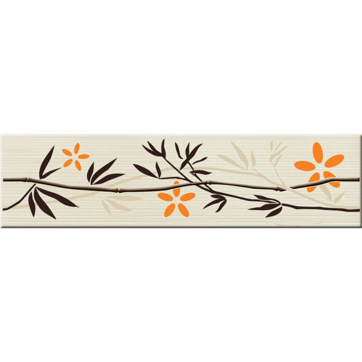 LINES, Brau, 25×6,5 cm, Bej Flori