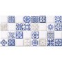 MAIOLICA, Faianță decor, 40,2×20,2 cm, alb