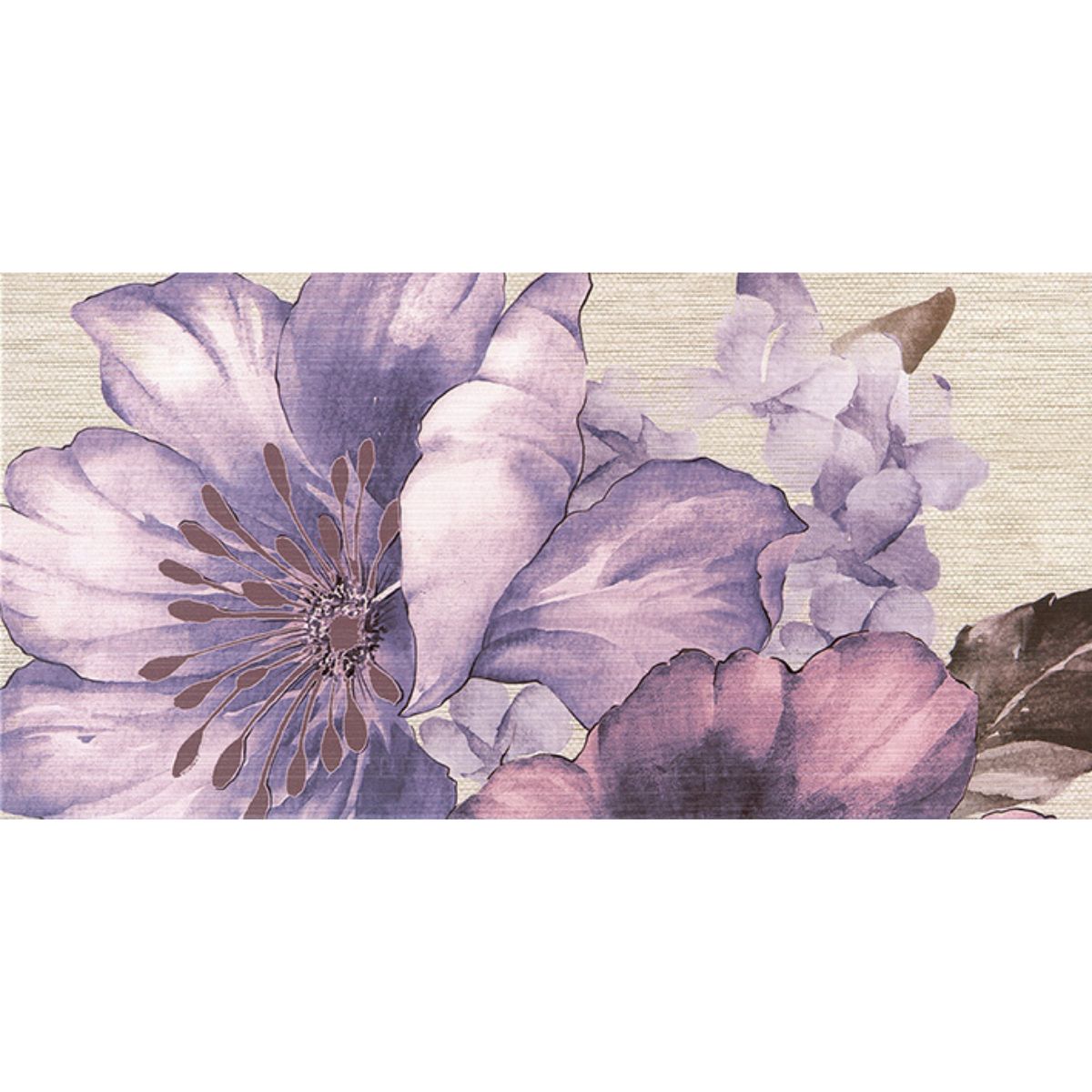 MOTIVE TEX, Decor, 50×25 cm, violet, set 2 bucăți - Image 2