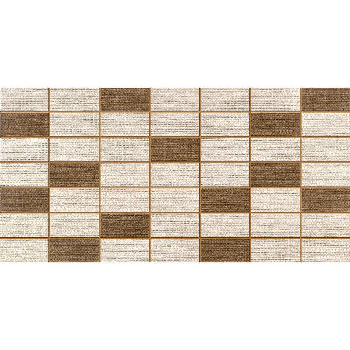 MOTIVE TEX, Decor, 50×25 cm, maro-bej, mozaic