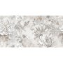 NALIM, Faianță decor, 50×25 cm, gri floral