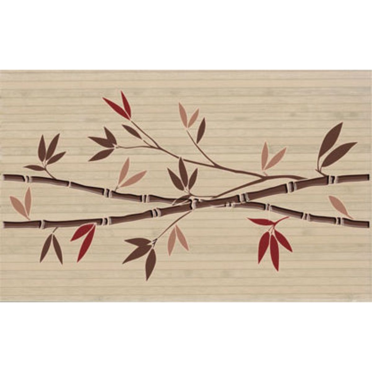 PANDA, Decor Frunze, 40,2×25,2 cm, maro