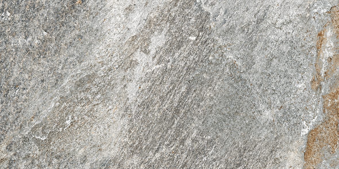QUARTZ, Gresie porțelanată cu aspect de piatră, 60×30, gri închis