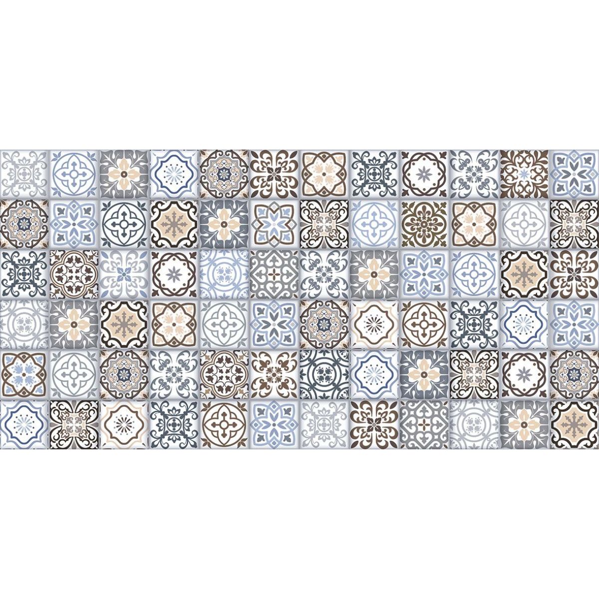 TERRAZZO, Gresie porțelanată decor, 60×30 cm, relief mozaic