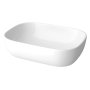 Lavoar Moduo 50 dreptunghiular, pentru blat,  50 x 36 x 15 cm, alb