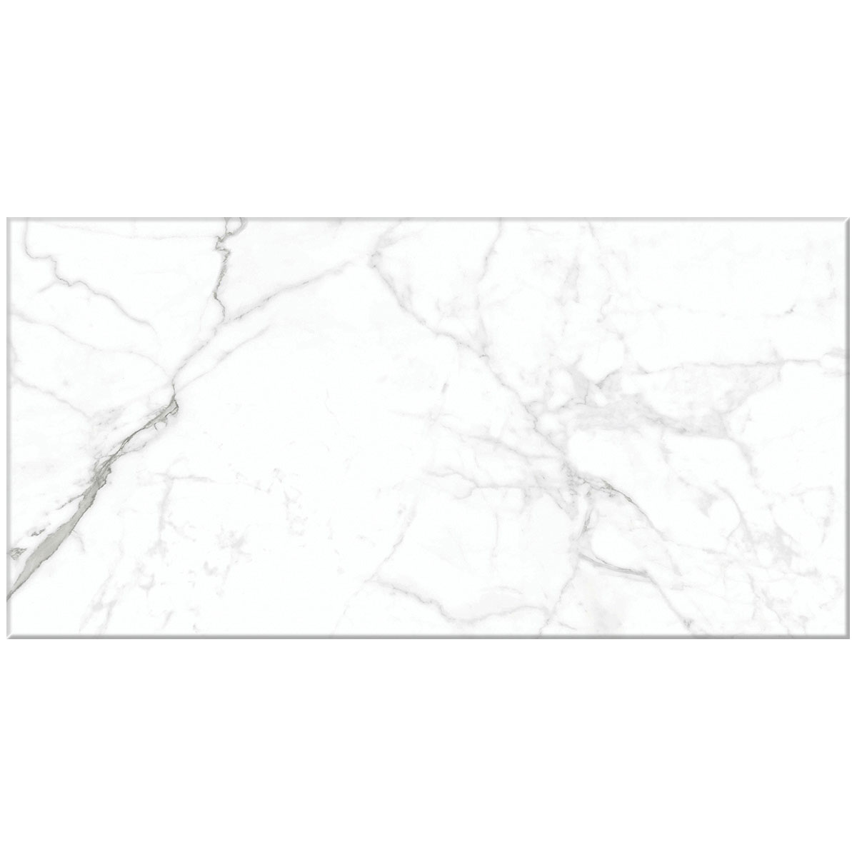 LUX Spider, Gresie porțelanată, 120×60 cm, albă, rectificată, super glossy