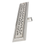 Rigola de dus Elegant Ermetiq Model C, 600x70 mm, din inox, inaltime reglabila, cromat