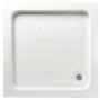 Cada dus Fibrocom Mercur, acril, patrata, 90 x 90 x 24 cm
