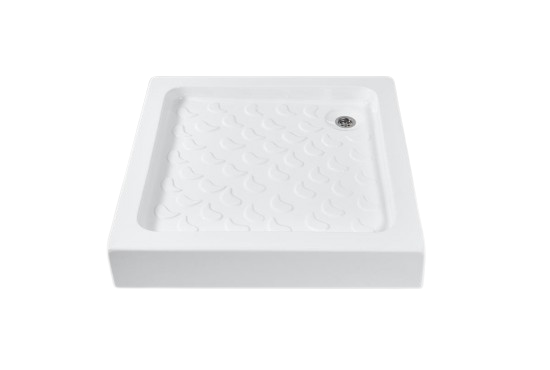 Cada dus Fibrocom Mercur, acril, patrata, 90 x 90 x 24 cm - imagine 2