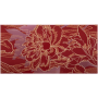 E-PROJECT, Medalion, 40,2×20,2 cm, bordeaux, floral