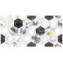 Nobile Hexagones, faianta 30x60 cm R, antracit