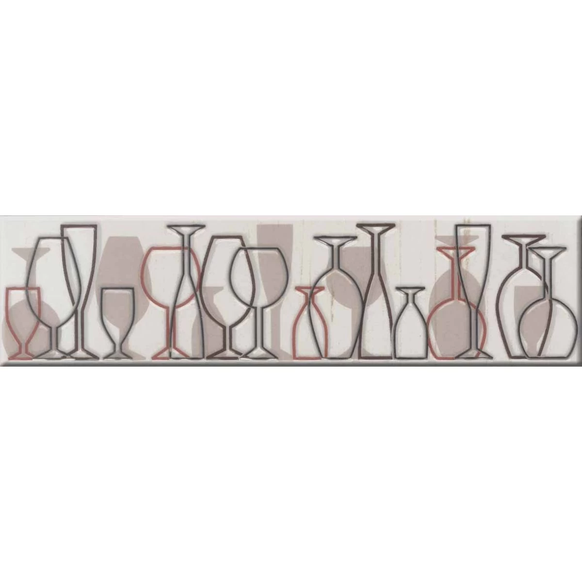 FLAVOURS, Brâu, 25×6,5 cm, bej pahare