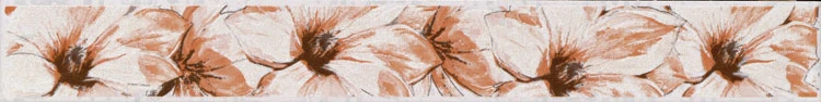 SATIN, Brâu, 40,2×5 cm, orange flori