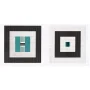 E-PROJECT/QUADRAT, Medalion 40,2×20,2 cm, alb