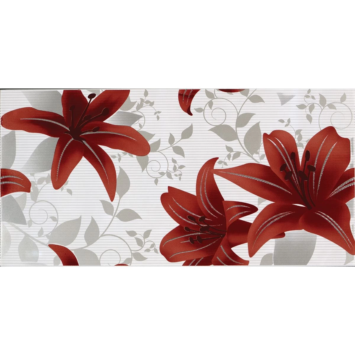 ASIA, decor, 50×25 cm, rosu