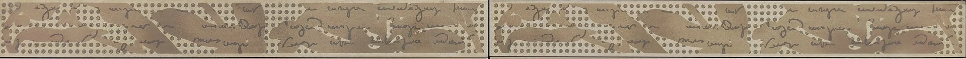 CRETA, Brâu, 40,2×5 cm, bej flori