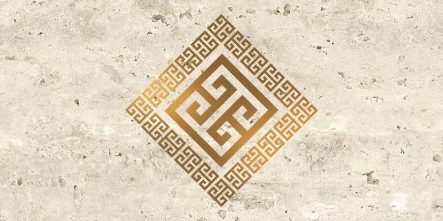 CREATIVO, decor, 50×25 cm, ivory aur