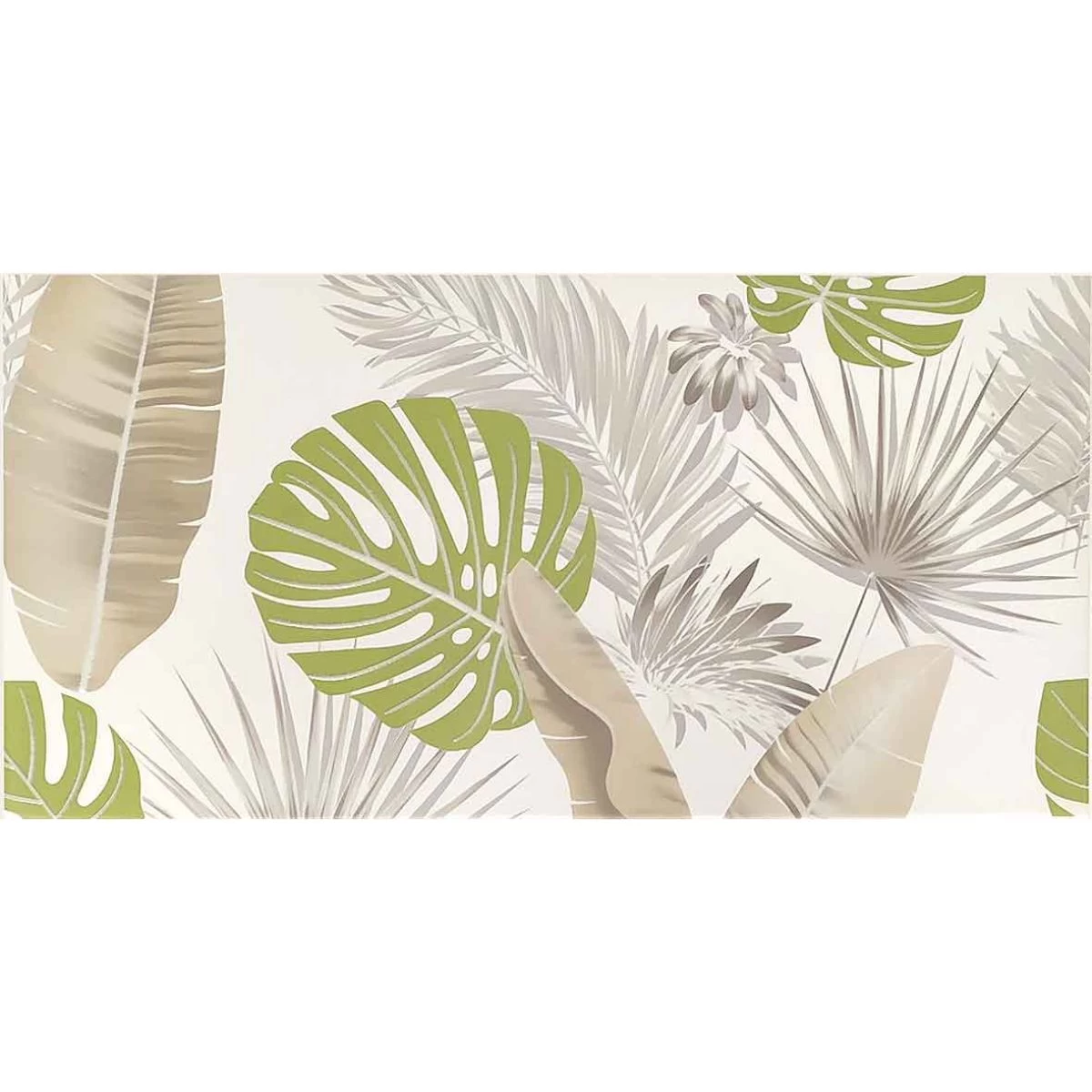 CROMATIC, decor, 50×25 cm, ivory floral