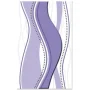 ONDA, Decor 40,2×25,2 cm, alb-violet
