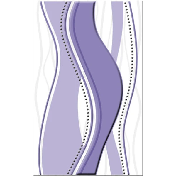 ONDA, Decor 40,2×25,2 cm, alb-violet