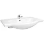 Lavoar incastrat Emilia 70, alb pentru mobilier